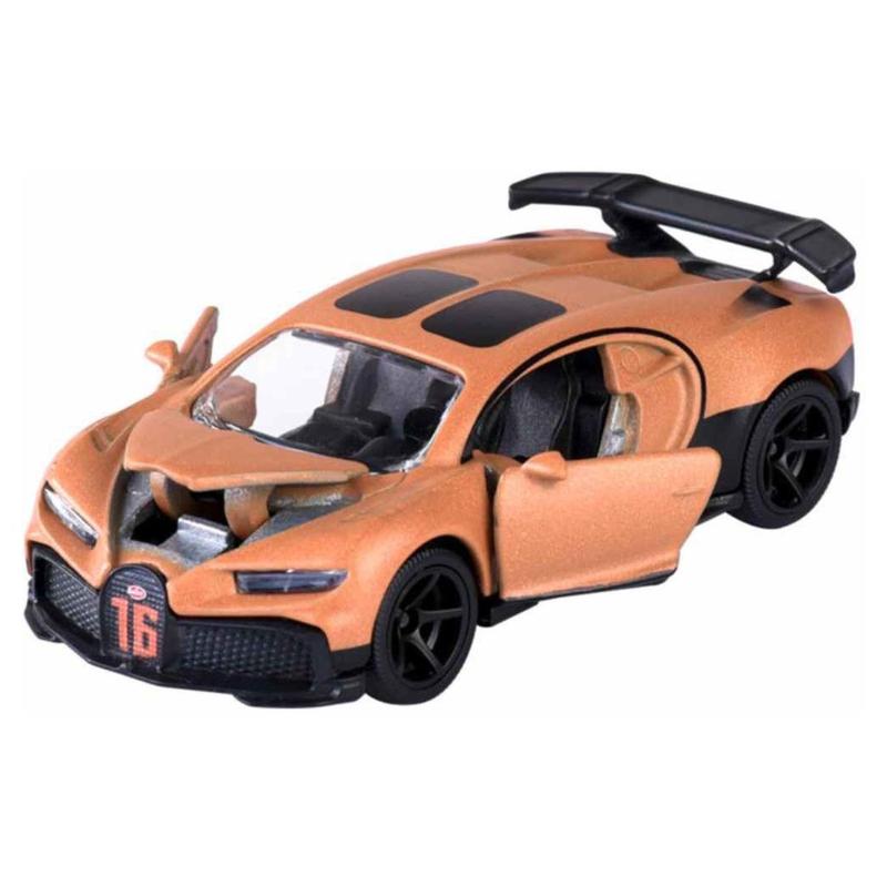 Bugatti Chiron Pur Sport Laranja 1/64 Deluxe Cars Majorette